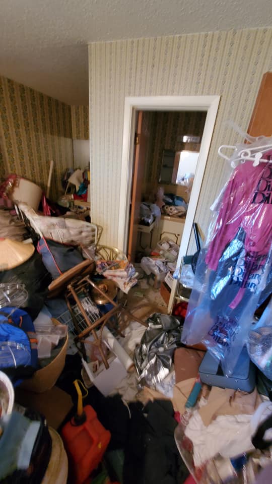 Before restoration - severe hoarding situation